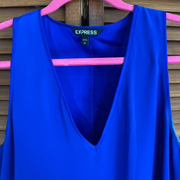 Express Size Small Blue Dress - Picture 2 of 2